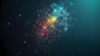 Poster - Abstract Colorful Network Design