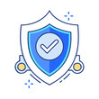 © Md - shield icon, shield vector illustration-simple illustration of shield, perfect for shield logos and icons