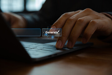 AI-Powered Content Generation Concept