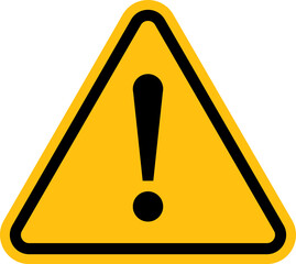 warning dangerous attention icon, danger symbol, filled flat sign, solid pictogram, isolated on whit