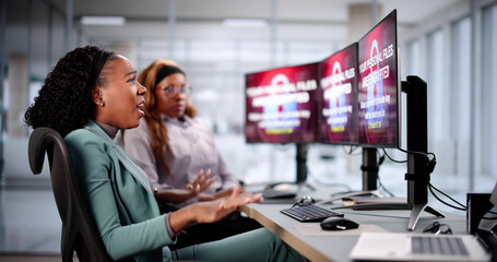 Poster - Cyber security expert fends off ransomware attack