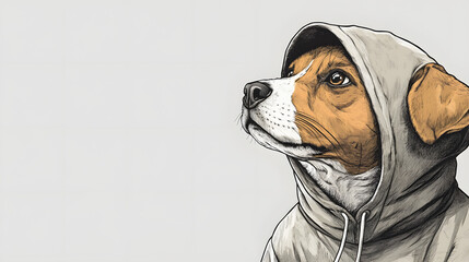 animals wearing clothes，human behaviors of animals，personification, dog, bulldog, animal, pet, puppy