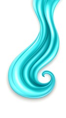 Aufkleber - Teal Liquid Flowing Design