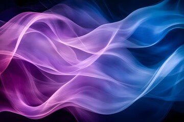 Poster - Fluid Wavy Abstract Pattern with Soft Gradients