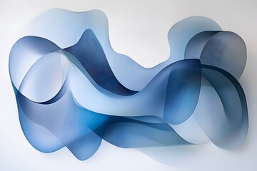Poster - Glowing Wave Design Futuristic Abstract Backdrop