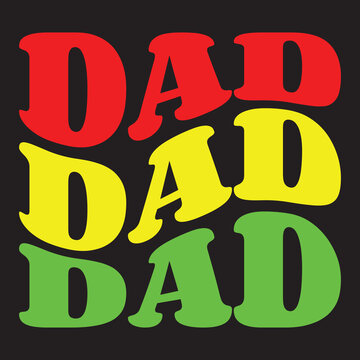 dad Typography Artwork for T-shirt