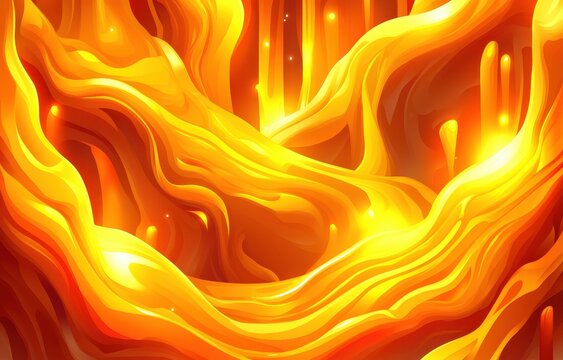 Molten Liquid Flowing
