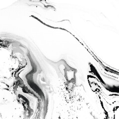 Wall Mural - Grungy halftone pattern. Pixxel art. Black and white vector illustration	
