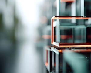 Poster - ai-powered computation at its peak, quantum circuits visualizing machine learning processes, glowing