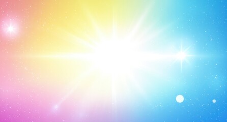 Wall Mural - abstract colorful space background
