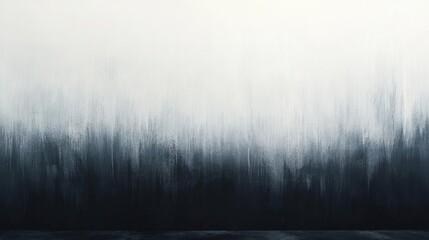 Poster - An abstract artwork featuring a gradient of black to white, evoking a sense of calm and introspection through its textured layers.