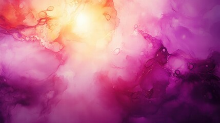 Poster - A vibrant abstract artwork with swirling shades of purple, pink, and hints of orange, creating a dreamy, ethereal atmosphere.
