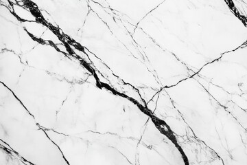 Aufkleber - Elegant black and white marble texture with natural veins creating a sophisticated background ideal for interior design projects