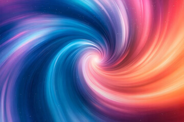 Poster - A vibrant swirling vortex of cosmic colors.