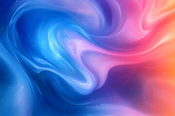 Poster - A vibrant abstract swirl of luminous colors and subtle sparkles.
