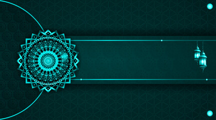Poster - abstract mandala background design | background template for business, greeting, decoration, banner,