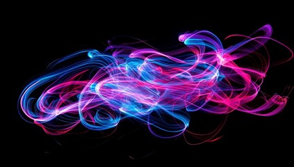 Wall Mural - abstract swirling, vibrant colors