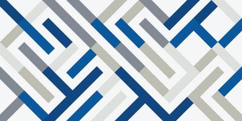Poster - Abstract geometric colorful pattern lines background design
