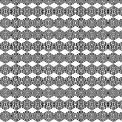 Aufkleber - Black & White Lines Patterns design