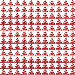 Poster - 3D Triangles Patterns design