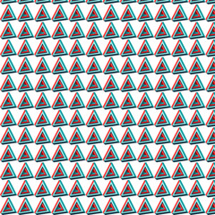 Aufkleber - 3D Triangles Patterns design