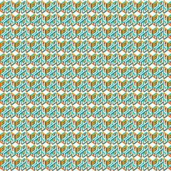 Poster - 3D Geometric Titles Patterns design