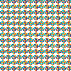 Poster - 3D Geometric Titles Patterns design