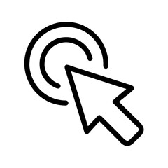 Leinwandbilder - Clickable Button with Cursor Pointer Icon