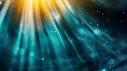 Aufkleber - Pastel visual mesmerizing dark waves flowing gently with sparkling particles colored abstract creating a background, and elegant abstract video 4k