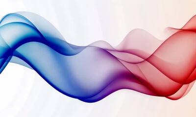 Poster - Dynamic Waveform Gradient Flow: Abstract Visual Harmony in Motion and Color Transitions