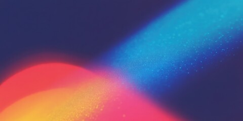 Wall Mural - abstract colorful light and shadow with gradient blue and red tones for modern design