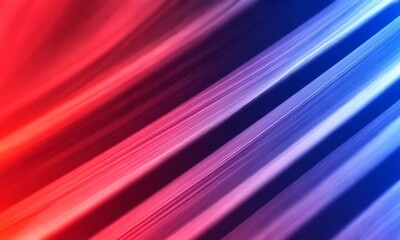 Poster - Dynamic Red and Blue Gradient Streaks Background Perfect for Modern Designs and Visuals