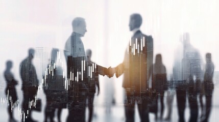 Poster - Business Collaboration in Modern Office Setting with Professional Team