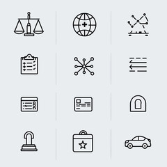 Poster - Set of Vector Icons Representing Various Concepts and Symbols