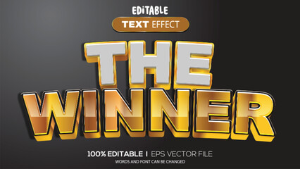 Poster - 3d text effect sports theme
