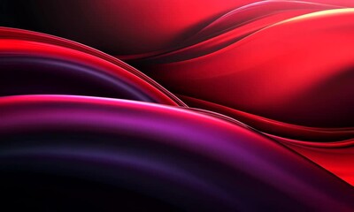 Aufkleber - Abstract flowing red and purple gradient waves background for elegant presentations