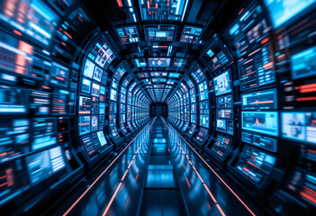 abstract technology background with space