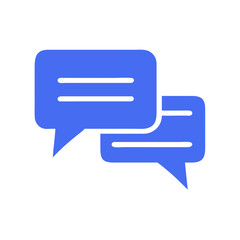 Poster - Chat Speech Bubbles Icon Representing Communication and Messaging