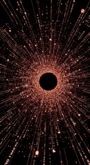 Poster - Digital Data Stream Tunnel: Abstract Visualization of Information Flow and Technology
