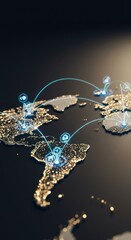 Poster - Global Network Connections: A Visualization of Worldwide Interconnectivity and Data Exchange