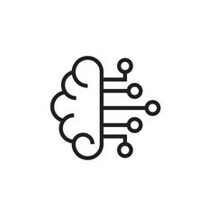 Poster - ai automation icon editable outline stroke vector eps
