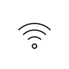 Poster - wifi icon editable outline stroke vector eps