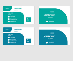 modern business card design template