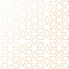 diamond shape golden pattern vector background