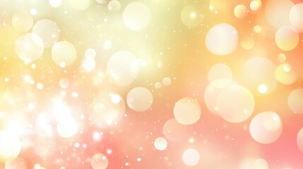 Poster - Blurred abstract gradient with hints of orange and yellow, sunny tone and soft fade perfect for warm, uplifting copy space