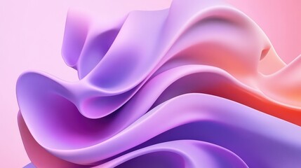 Poster - Gradient background in vibrant pink and purple tones with a smooth blur effect, creating elegant abstract copy space