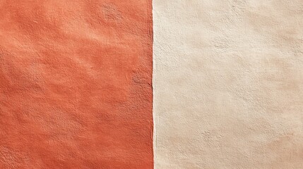 Poster - Warm gradient from terracotta to sand, earthy tones creating rustic and natural copy space