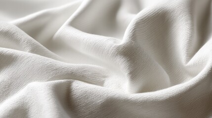 Poster - Crisp woven linen in soft ivory captures gentle shadows, offering a tactile surface for design projects with a clean and elegant aesthetic