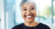 © peopleimages.com - Happy, professional and portrait of mature businesswoman in office with confidence for corporate career growth. Pride, smile and female financial manager from India with job development in workplace