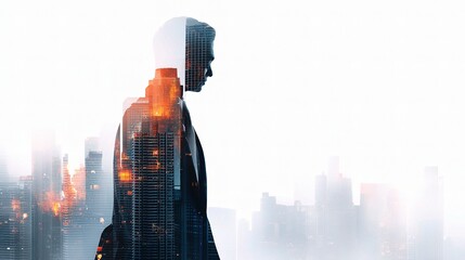 Poster - Abstract Design of Modern Technology and Urban Landscape